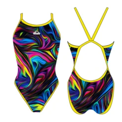 BAÑADOR NATACION MUJER PINK RIVER (REVOLUTION)