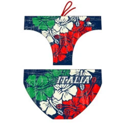 BAÑADOR WATERPOLO HOMBRE ITALIA FLOWERS VINTAGE 2013