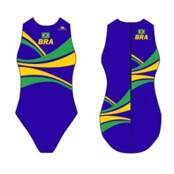 BAÑADOR WATERPOLO NIÑA BRAZIL 2016