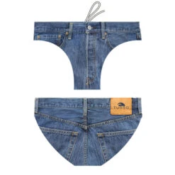BAÑADOR WATERPOLO NIÑO JEANS TURBO