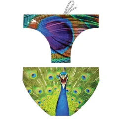 BAÑADOR WATERPOLO NIÑO PEACOCK ANIMAL PRINT