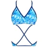 TOP BIKINI MARE MARBLE BLU -Turbo top bikini mare marble blu 43157225
